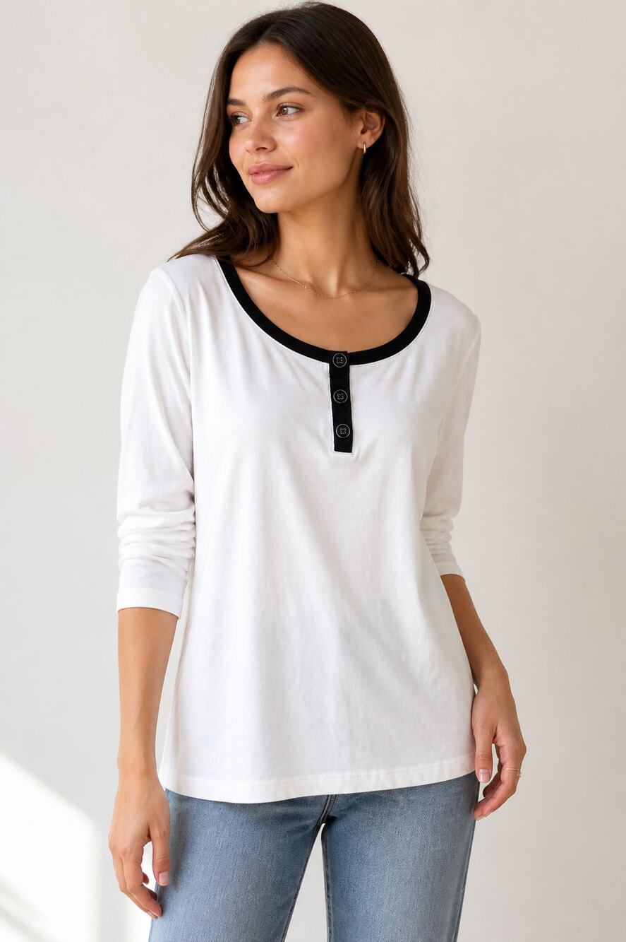 Lauren Ralph Lauren White Button Down Shirt L